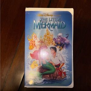 Disney's The Little Mermaid with Blue and Red Cover